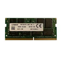 رم لپ تاپ DDR4 تک کاناله 2400 مگاهرتز CL17 کینگستون مدل K821PJ-MID ظرفیت 16 گیگابایت - فروشگاه اینترنتی الماس- مرجع تخصصی قطعات لپ تاپ و کامپیوتر