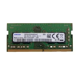 رم لپ تاپ DDR4 تک کاناله 3200 مگاهرتز CL11 سامسونگ مدل PC4 ظرفیت 8 گیگابایت - فروشگاه اینترنتی الماس- مرجع تخصصی قطعات لپ تاپ و کامپیوتر