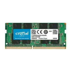 رم لپ تاپ کروشیال مدل DDR4 2400MHz ظرفیت 8 گیگابایت - فروشگاه اینترنتی الماس- مرجع تخصصی قطعات لپ تاپ و کامپیوتر