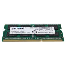 رم لپتاپ DDR3 دو کاناله 10600مگاهرتز CL9 کروشیال مدل PC3 ظرفیت 8گیگابایت - فروشگاه اینترنتی الماس- مرجع تخصصی قطعات لپ تاپ و کامپیوتر