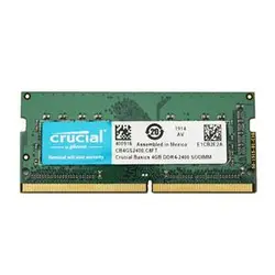 رم لپ تاپ DDR4 تک کاناله 2400 مگاهرتز CL11 کروشیال مدل SODIMM ظرفیت 4 گیگابایت - فروشگاه اینترنتی الماس- مرجع تخصصی قطعات لپ تاپ و کامپیوتر