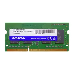 رم لپ تاپ DDR3 تک کاناله 1600 مگاهرتز CL11 ای دیتا مدل PC3L ظرفیت 4 گیگابایت - فروشگاه اینترنتی الماس- مرجع تخصصی قطعات لپ تاپ و کامپیوتر