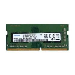 رم لپ تاپ DDR4 تک کاناله 2666 مگاهرتز CL11 سامسونگ مدل PC4 ظرفیت 8 گیگابایت - فروشگاه اینترنتی الماس- مرجع تخصصی قطعات لپ تاپ و کامپیوتر