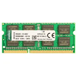 رم لپ تاپ DDR3L تک کاناله 1600 مگاهرتز CL11 کینگستون مدل ValueRAM ظرفیت 8 گیگابایت - فروشگاه اینترنتی الماس- مرجع تخصصی قطعات لپ تاپ و کامپیوتر