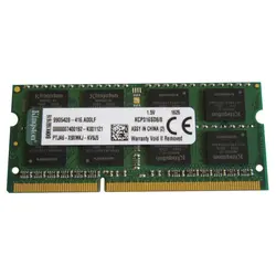 رم لپ تاپ کینگستون مدل DDR3 PC3 12800S ظرفیت 8 گیگابایت - فروشگاه اینترنتی الماس- مرجع تخصصی قطعات لپ تاپ و کامپیوتر