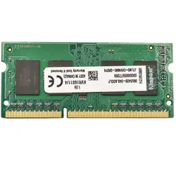 رم لپ تاپ کینگستون مدلDDR3 1600S MHz CL11 ظرفیت 4 گیگابایت - فروشگاه اینترنتی الماس- مرجع تخصصی قطعات لپ تاپ و کامپیوتر