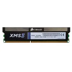 رم دسکتاپ DDR3 تک کاناله 1600 مگاهرتز CL9 کورسیر مدل CMX4GX3M1A1600C11 ظرفیت 4 گیگابایت - فروشگاه اینترنتی الماس- مرجع تخصصی قطعات لپ تاپ و کامپیوتر