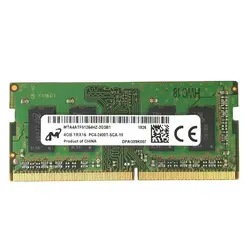 رم لپ تاپ DDR4 تک کاناله 2400 مگاهرتز میکرون مدل PC4 ظرفیت 4 گیگابایت - فروشگاه اینترنتی الماس- مرجع تخصصی قطعات لپ تاپ و کامپیوتر