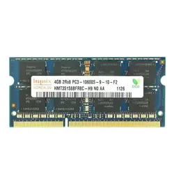 رم لپ تاپ DDR3 تک کاناله 1333 مگاهرتز CL9 هاینیکس مدل PC3-10600s ظرفیت 4 گیگابایت - فروشگاه اینترنتی الماس- مرجع تخصصی قطعات لپ تاپ و کامپیوتر