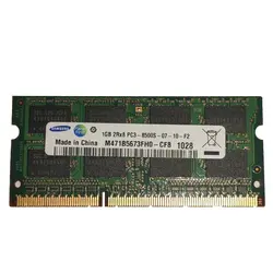 رم لپ ‌تاپ DDR3 تک کاناله 1066 مگاهرتز PC3 سامسونگ مدل 8500s ظرفیت 1 گیگابایت - فروشگاه اینترنتی الماس- مرجع تخصصی قطعات لپ تاپ و کامپیوتر