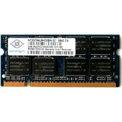 رم لپتاپ DDR2 تک کاناله 667 مگاهرتز CL5 نانیا مدل PC2-5300 ظرفیت 2 گیگابایت - فروشگاه اینترنتی الماس- مرجع تخصصی قطعات لپ تاپ و کامپیوتر