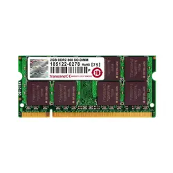 رم لپ تاپ ترنسند DDR2 800 مگاهرتز مدل 6400s ظرفیت 2 گیگابایت - فروشگاه اینترنتی الماس- مرجع تخصصی قطعات لپ تاپ و کامپیوتر