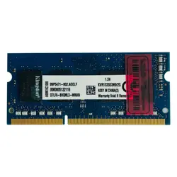 رم لپ تاپ DDR3 تک کاناله 1333 مگاهرتز CL9 کینگستون مدل PC3-10600s ظرفیت 2 گیگابایت - فروشگاه اینترنتی الماس- مرجع تخصصی قطعات لپ تاپ و کامپیوتر