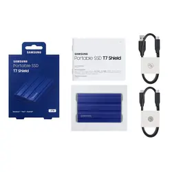 اس اس دی اکسترنال سامسونگ مدل Portable T7 Shield ظرفیت یک ترابایت - فروشگاه اینترنتی الماس- مرجع تخصصی قطعات لپ تاپ و کامپیوتر