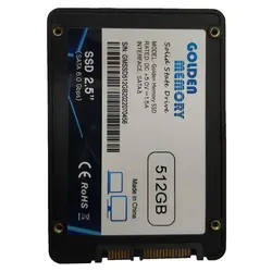 اس اس دی اینترنال جی اچ تی مدل Golden Memory ظرفیت 512 گیگابایت - فروشگاه اینترنتی الماس- مرجع تخصصی قطعات لپ تاپ و کامپیوتر