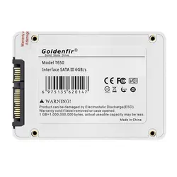 اس اس دی اینترنال گلدن فیر مدل T650-512GB ظرفیت 512 گیگابایت - فروشگاه اینترنتی الماس- مرجع تخصصی قطعات لپ تاپ و کامپیوتر