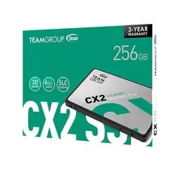 اس اس دی اینترنال تیم گروپ مدل cx2 256 ظرفیت 256 گیگابایت - فروشگاه اینترنتی الماس- مرجع تخصصی قطعات لپ تاپ و کامپیوتر