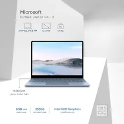 لپ تاپ 12.4 اینچی مایکروسافت مدل Surface Laptop Go - B - فروشگاه اینترنتی الماس- مرجع تخصصی قطعات لپ تاپ و کامپیوتر