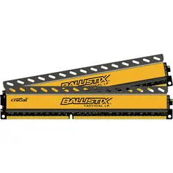 رم دسکتاپ DDR3 دو کاناله 1600 مگاهرتز CL8 کروشیال مدل Ballistix Tactical LP ظرفیت 8 گیگابایت - فروشگاه اینترنتی الماس- مرجع تخصصی قطعات لپ تاپ و کامپیوتر