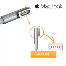 شارژر مک بوک مدل 60W Magsafe - فروشگاه اینترنتی الماس- مرجع تخصصی قطعات لپ تاپ و کامپیوتر