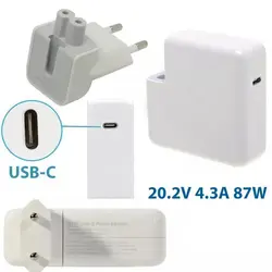 شارژر 87W USB-C مک بوک پرو 15 اینچ A1990 مدل تاچ بار سال 2018 - فروشگاه اینترنتی الماس- مرجع تخصصی قطعات لپ تاپ و کامپیوتر