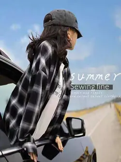 شومیز چهارخونه وارداتی کد:01345