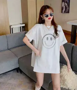 تیشرت لش نگین دار کد:01344
