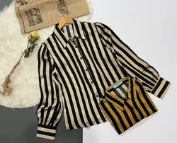 شومیز حریر ساتن وارداتی کد:01531