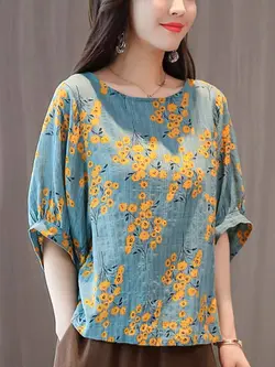 شومیز نخی زنانه کد: 01867