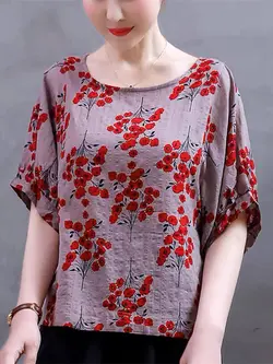 شومیز نخی زنانه کد: 01867