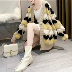 ژاکت قلبی زنانه کد: 02118