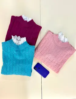 بافت یقه گیپور کد: 02245