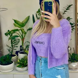 بافت دو تیکه فانتزی کد: 02442