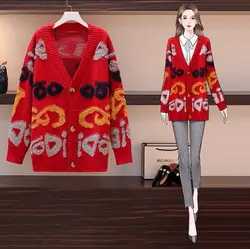 ژاکت بافت گرم بالا کد:01150