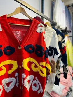 ژاکت بافت گرم بالا کد:01150