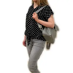 شومیز توپ توپی و گره ای کد 1401