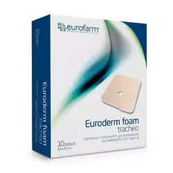 پانسمان فوم تراکستومی یورودرم یوروفارم | Eurofarm Euroderm foam tracheo