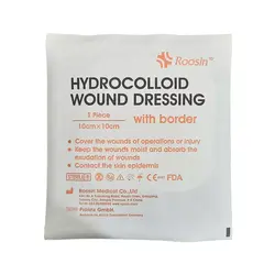 پانسمان هیدروکلوئید چسب دار روزین | Roosin Bordered Hydrocolloid