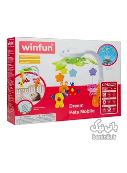 آویز تخت موزیکال حیوانات وین فان Winfun