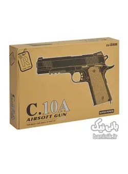اسباب بازی تفنگ فلزی ساچمه ای Airsoft Gun مدل C.10A