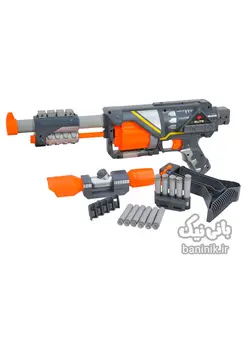 تفنگ‌ رگباری تیر فومی سری Soft Bullet Blaster Kai Li Toys