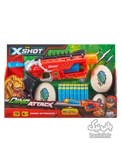 تفنگ‌ اکس شات سری داینو استریکر X-Shot Dino Striker Gun