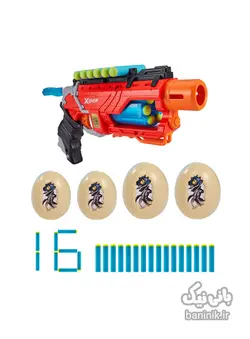 تفنگ‌ اکس شات سری داینو استریکر X-Shot Dino Striker Gun