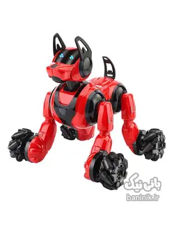 ربات اسباب بازی سگ هوشمند با دو کنترل دستی و مچی Stunt Dog