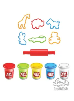 ست خمیر بازی حیوانات آرت کرفت Art Craft Animals Play Dough