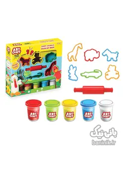 ست خمیر بازی حیوانات آرت کرفت Art Craft Animals Play Dough