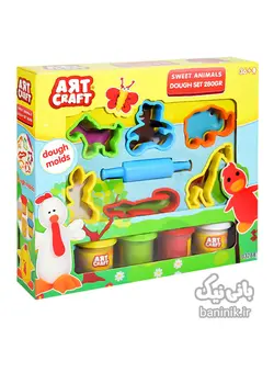 ست خمیر بازی حیوانات آرت کرفت Art Craft Animals Play Dough