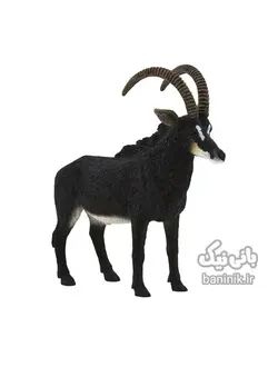 فیگور موجو سری بز کوهی بزرگ سیاه Mojo Giant Sable Antelope Figure