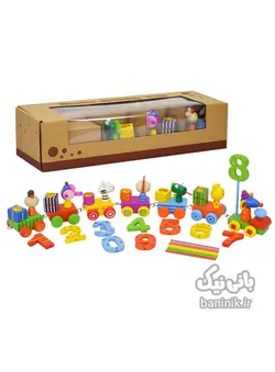 قطار چوبی تولد حیوانات پیکاردو Picardo