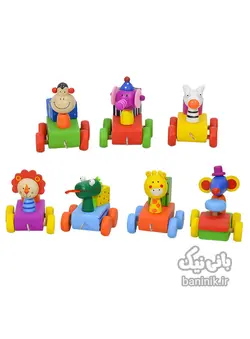 قطار چوبی تولد حیوانات پیکاردو Picardo